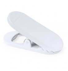 Ouvre bouteille clip "Lambra" blanc