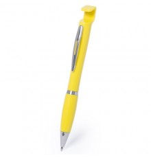 Stylo support "Cropix" jaune