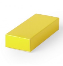Boîte de présentation "Halmer" jaune
