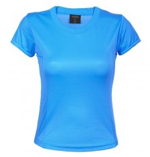T-shirt femme "Tecnic Rox" bleu clair