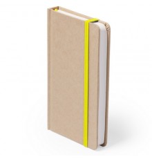 Bloc notes "Bosco" jaune