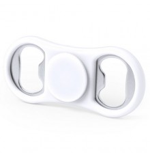 Fidget spinner ouvre bouteille "Slack" blanc