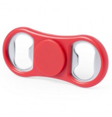 Fidget spinner ouvre bouteille "Slack" rouge