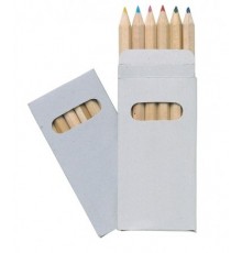 Lot de 6 crayons de couleurs 