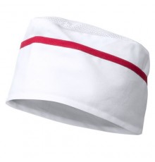 Bonnet "Painer" blanc/rouge