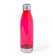 Bouteille "Keiller" en Plastique et Acier Inox Rouge