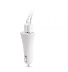 Chargeur voiture USB "Heyon" blanc