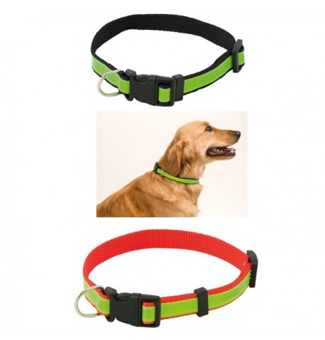 Collier réflécteur "Muttley" de coloris différents