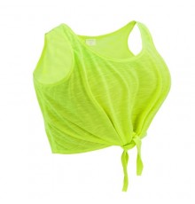 T-shirt "Slem" jaune fluor