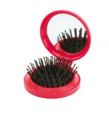 Brosse avec Miroir Glance Rouge