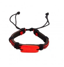 Bracelet "Karim" rouge