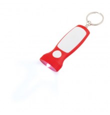 Porte-clés lampe "Scam" rouge