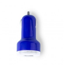 Chargeur de voiture USB "Denom" bleu 