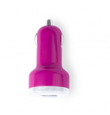 Chargeur de voiture USB "Denom" fuchsia