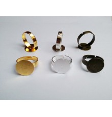 Support de bague simple pour bijoux en verre et cabochons