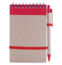 Cahier Ecocard Rouge