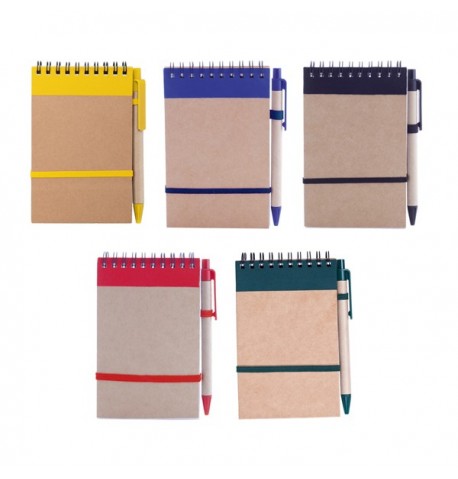 Cahier Ecocard aux Différentes Couleurs