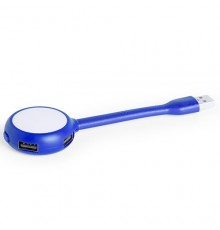 Lampe port USB "Ticaro" bleu