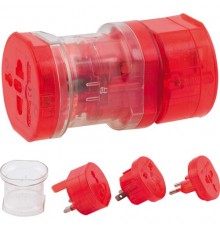 Adaptateur prises "Universal" rouge