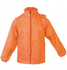 Imperméable Grid Orange