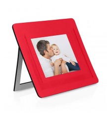 Tapis souris porte photos "Pictium" rouge