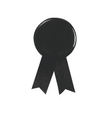 Pin's Ruban Solidario Noir