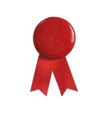 Pin's Ruban Solidario Rouge