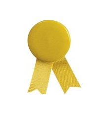 Pin's Ruban Solidario Jaune