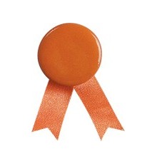 Pin's Ruban Solidario Orange