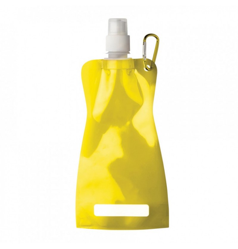 Gourde Pliable Coloré et Personnalisable Étanche à Mousqueton Fifty