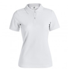 Polo Blanc -Keya- pour Femme en Coton