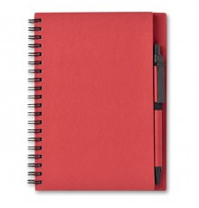 Cahier A5 à Reliure Spirale avec Stylo