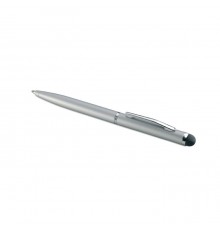 Stylo bille en aluminium stylet en finition argent