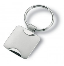 Porte-clés en alliage de zinc dans une boîte cadeau noire
