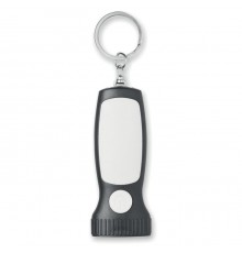 Porte-clés avec une petite lampe torche personnalisable 