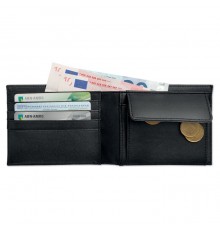 Portefeuille en imitation cuir avec compartiments pour cartes de crédit
