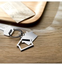 Porte-clés en forme de Maison en Métal