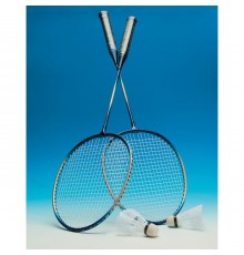 Jeux de badminton : 2 volants et 2 raquettes 