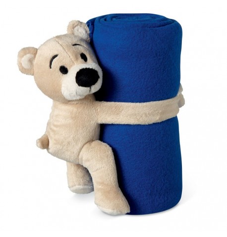 Couverture pour enfant avec un ours en peluche 