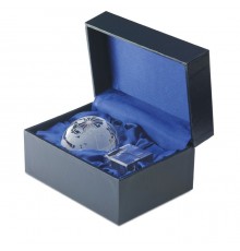 Presse Papier Globe Terrestre en Cristal