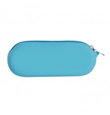 Trousse en silicone personnalisable avec tirette de fermeture