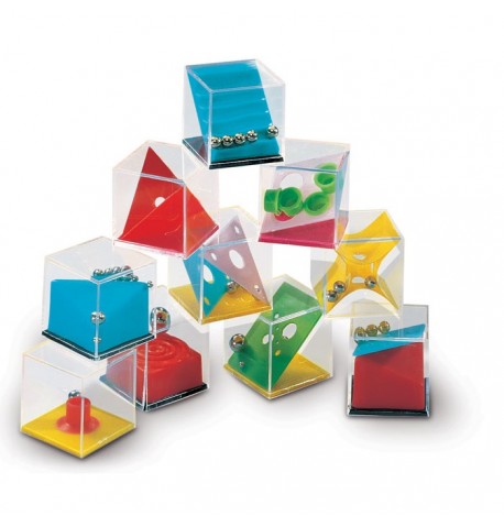 Assortiment de jeux de puzzle ou jeux de patience à multicolores 