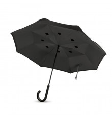 Parapluie 23" à fermeture réversible en 4 couleurs différences 