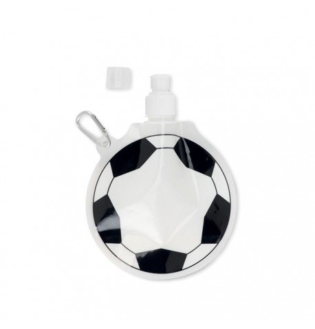 Bouteille d'eau pliable en forme de ballon de football en plastique