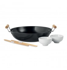 Wok avec un ensemble pour 2 personnes