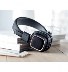 Casque Bluetooth 4.2 avec tissu de couleur noire