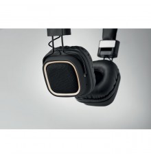 Casque Bluetooth 4.2 avec tissu de couleur noire