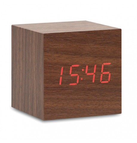 Horloge LED en MDF