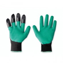 Gants de jardin avec griffes dans une boite