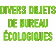 Divers objets de bureau éco